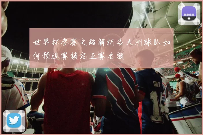 世界杯参赛之路解析各大洲球队如何预选赛锁定正赛名额